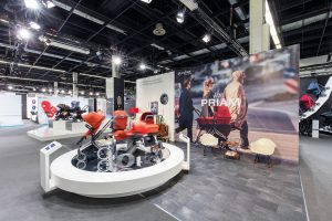 Think big: Cybex hat seit jeher auf der Kind+Jugend immer einen großen Stand.