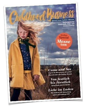 Cover der Ausgabe 01 / 2017 von Childhood Business - Messe-Guide der Kindermodemessen