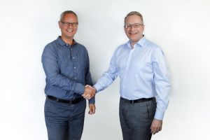 Philipp Kronen, Managing Partner Igedo Company, gemeinsam mit Thomas Stenzel, CEO Messe Düsseldorf Moscow