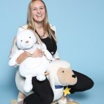 Julia Heep von Sterntaler GmbH. Im Web unter: www.sterntaler.com – auf der Kind + Jugend 2017 beim Childhood-Business-Shooting ‚My Favourite Item‘