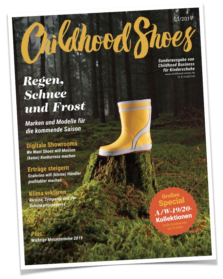 Cover der Ausgabe 03/2019 (Childhood Shoes)