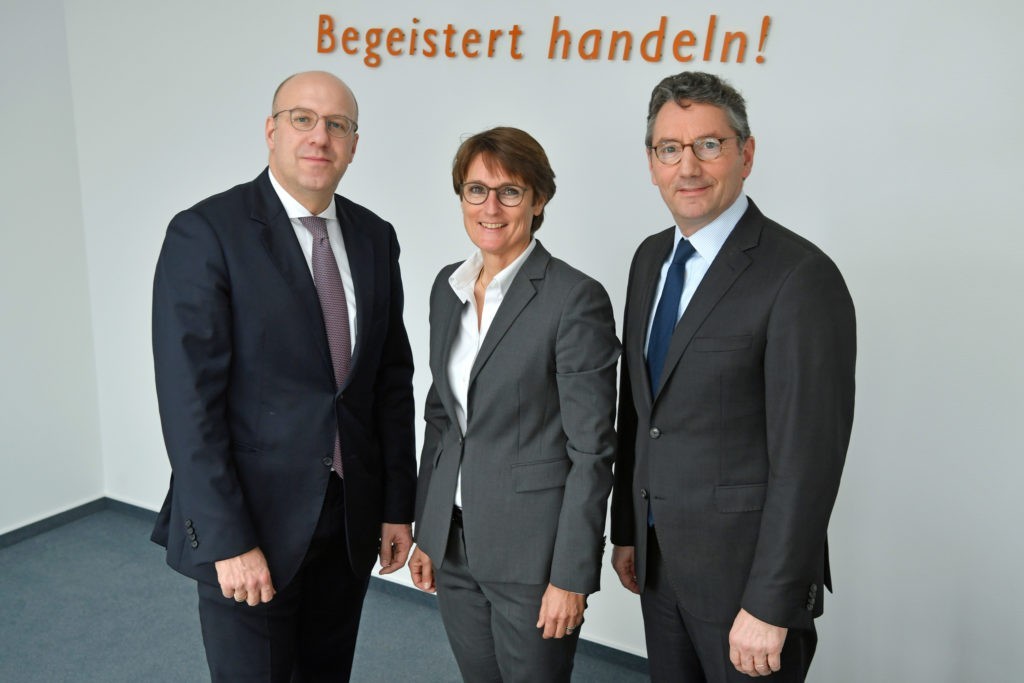 EK Vorstand Martin Richrath, Susanne Sorg und Franz-Josef Hasebrink