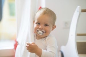 My Butterfly Green Schnuller - Special Edition - Kleiner Frechdachs in Grau aus der Green Line