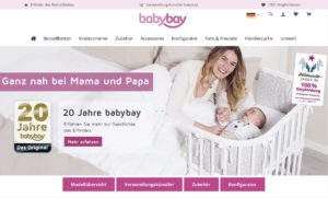 Screenshot der Marke Babybay